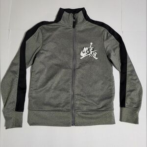 (#13) Nike Kids Jacket in Gray and Black
